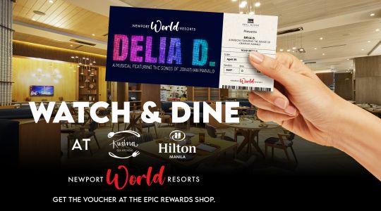 Watch & Dine at Kusina Buffet for two (2) | DELIA D MUSICAL