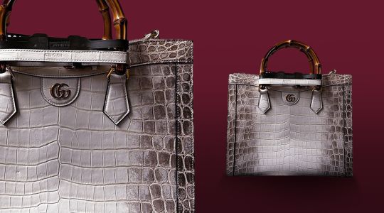 Premium Catalog | RARE Gucci Himalaya Crocodile Diana Bag
