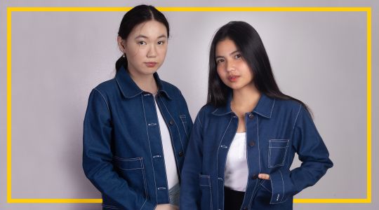 UCYCLE 3 POCKET DENIM WORK JACKET -- FEMALE