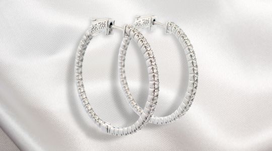 KARAT WORLD |DIAMOND EARRING - DE1651