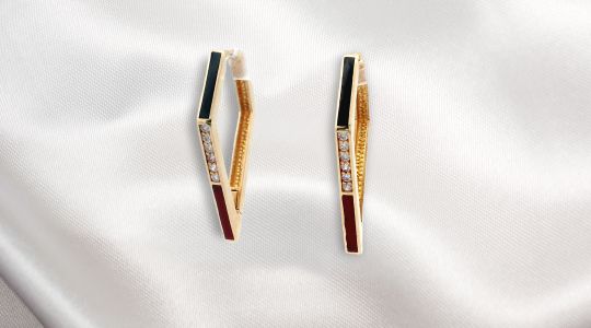 KARAT WORLD | GOLD EARRING GE-15048