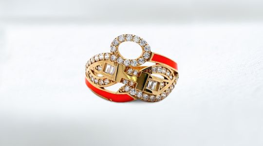KARAT WORLD | GOLD RING LADIES GRL-5536