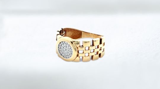 KARAT WORLD | GOLD RING MENS GRM-1299